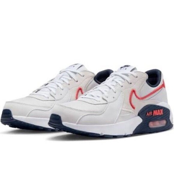 Nike Air Max Excee SE Sneakers DZ0795-013 White Leather Men Shoes Sz 11.5 - Picture 1 of 11